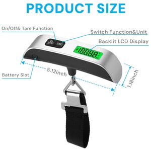 Balance numérique électronique portable de 50 kg pour bagages, valises et voyages - Product Image 2