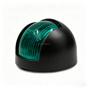 Feux de navigation sphériques blancs et noirs 12-24V étanches à LED rouge et verte pour bateaux marins, utilisés pour la navigation nocturne, matériel marin - Product Image 5