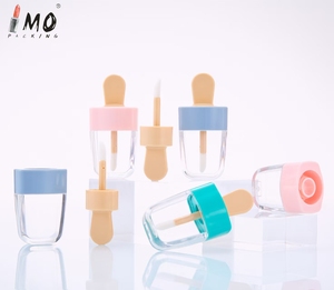 Crème glacée bricolage brillant à lèvres Tube rouge à lèvres Tube vide moulage par <span class=keywords><strong>Injection</strong></span> Tube cosmétique Transparent - Product Image 1