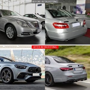 Nouveau kit carrosserie AMG pour W212 (2009-2016) : pare-chocs avant et arrière non destructifs, mise à niveau W213 (2022), fixation par boulons - Product Image 2