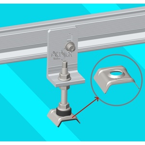 ARTSIGN - Sistema de Montaje Solar Seguro para Techos Trapezoidales de Aluminio, Resistente a la Intemperie, Duradero y de Larga Duración - Product Image 1