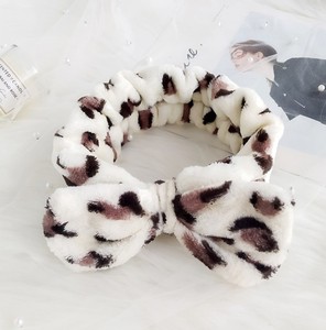 أربطة شعر للنساء, أربطة شعر من القطيفة مصنوعة من الصوف لغسل الوجه وقوس للماكياج - Product Image 4