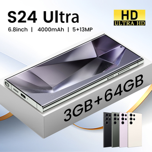 Nuevo Teléfono Inteligente S24 <span class=keywords><strong>Ultra</strong></span> Desbloqueado 5G LTE, 3+64 GB, Pantalla de 6.8 Pulgadas 4K 120 Hz, Cámaras Traseras de 108 MP, Baterí<span class=keywords><strong>a</strong></span> de 4000 mAh, Procesador MTK, Doble SIM, Carga Rápida - Product Image 5
