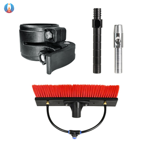 HOFI Perche télescopique en fibre de carbone de 18 pieds et 22 pieds pour le nettoyage des fenêtres, alimentée en eau et aspirateur, tubes de nettoyage des gouttières avec nouvelle pince - Product Image 2