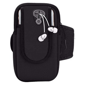 Support de téléphone en nylon pour bras d'exercice trou d'écouteur support de téléphone étanche bras d'entraînement pour téléphone sur les courses vélo voyage - Product Image 1