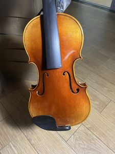 Violon d'étude de haute qualité de style antique avec des pièces en ébène flammé et un étui en mousse offert (SMV-11-01-07) - Product Image 2