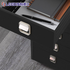 Lcedis Modern Minimalist Cabinet Handle Zinc Alloy Rectangle Easy Installation Furniture Hardware Wardrobe Door Handle - Product Image 2