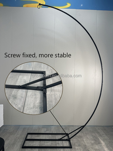 <strong>Wedding</strong> Props Metal White Arch <strong>Backdrop</strong> <strong>Stand</strong> Black Hanging Chandelier <strong>Stand</strong> for <strong>Wedding</strong> Event Decoration - Product Image 3