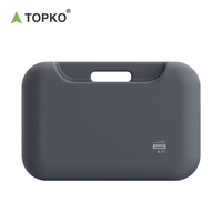 Ensemble d'haltères réglables TOPKO 3 en 1 (hantel, barre, kettlebell) avec étui de rangement portable pour entraînement à domicile