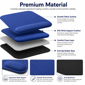 Alfombrilla de Ratón con Reposamuñecas de EVA, Logotipo Personalizado, Soporte Ergonómico 3D, Base de Goma Antideslizante, Alfombrilla Suave para Escritorio de Oficina, Venta al Por Mayor - Product Image 4