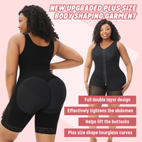 Fajas colombiennes taille plus, body sculptant, post-partum, haute compression, contrôle du ventre, faja pour femmes