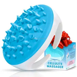 Silicone Shower Body Brush & Hair Scalp Massager Shampoo Brush Exfoliating Body