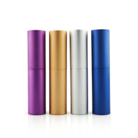 8 ml rechargeable violet testeur réutilisable Twist Up tendance en aluminium voyage Cologne parfum atomiseur premium parfum bouteille