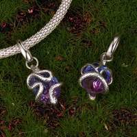 OEM Vente en gros Plata 925 Sterling Silver Gemstone Pendant Charm Designer Luxury Bracelet Animal Jewelry Making Glass Snake Charms