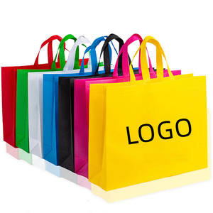 Bolsas <span class=keywords><strong>Tote</strong></span> Baratas de Tela No Tejida Reciclable, Bolsa de Compras Reutilizable Ecológica Personalizada con Logotipo Impreso para Supermercado - Product Image 1