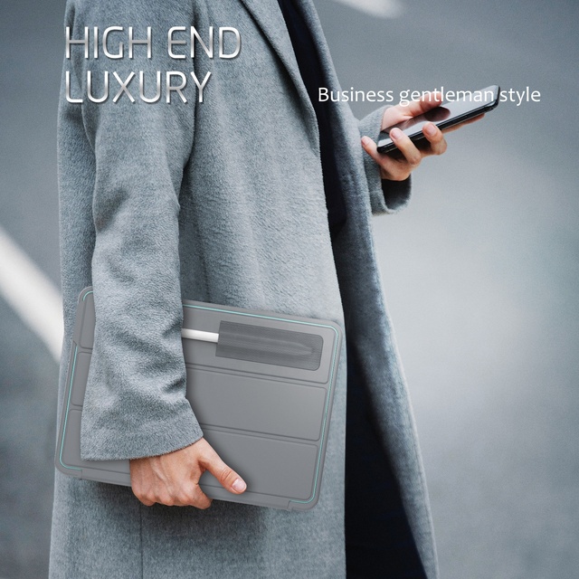 Detachable Folio Leather Case for iPad 10.2 2019 2020 2021 Air 3 Pro 10.5 2019 10 Inch Tablet Smart Cover with Pencil Holder