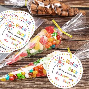 Étiquettes en papier pour cadeaux de remerciement, impression 4 couleurs, pour fêtes de remise des diplômes, 8-13 ans, vente en gros - Product Image 2