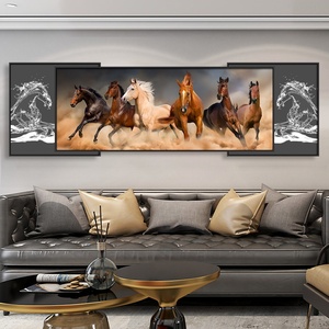 ArtUnion <span class=keywords><strong>3</strong></span>件套抽象动物7马墙艺术装饰画北欧风格客厅家居装饰 - Product Image 3