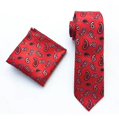Plain Floral Tie Homens 8cm Gravata De Seda Set Casamento Solid Tie Pocket Square Set