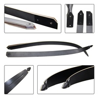 Arc recurve démontable en bois gris, modèle de base Robin Hood, durable, 30-60lbs, pour le tir à l'arc, la chasse et l'entraînement au tir.