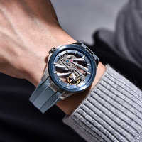 Montre mécanique pour homme PAGANI DESIGN Cross Border, verre saphir, cadran à aiguilles de 42 mm, étanche, acier inoxydable, caoutchouc