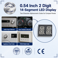 Module d'affichage LED alphanumérique professionnel à 2 chiffres, 0,54 pouce, 14 segments, pour équipement de chronomètre, affichage LED