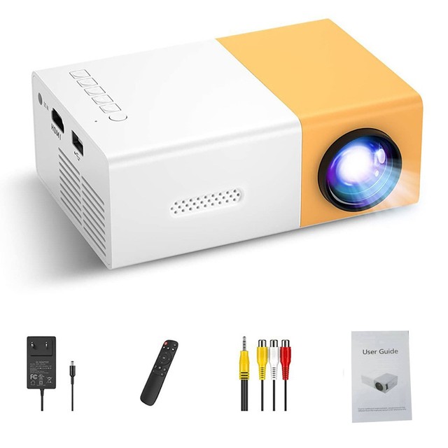 Factory YG300 Smart Projector Cinema Theater YG300 Multimedia Projector Game Mini Portable Home LCD Pocket Projector