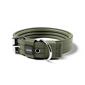 Nuevo diseño de alta resistencia para mascotas, hebilla de Metal acolchada de neopreno suave, <span class=keywords><strong>Collar</strong></span> personalizado, <span class=keywords><strong>Collar</strong></span> de perro de combate táctico para entrenamiento de perros - Product Image 5