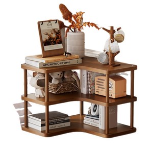 Corner desktop storage <b>rack</b>, multi-layer storage <b>rack</b> for <b>kitchen</b> and household daily necessities, corner office desk storage - Product Image 5