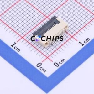 FPC-0.5FX-10PWBH20 FFC/FPC Connector SMD,P=0.5mm Connector Flip Cover Type Bottom Contact 10P 0.5mm - Product Image 1