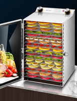 Déshydrateur alimentaire domestique, machine à fruits secs et légumes, séchoir à aliments à 18 plateaux grande capacité