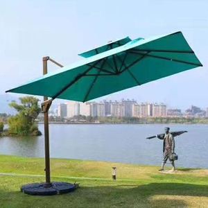 L Suministro de fábrica Sombrilla para exteriores Sombrilla de jardín compensada Sombrilla de <span class=keywords><strong>patio</strong></span> en voladizo de gran tamaño Impermeable Capas dobles - Product Image 6