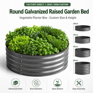 Kit de jardinière surélevée <span class=keywords><strong>en</strong></span> métal galvanisé SEEYES, modulaire, ondulée, pour l'extérieur, pour la culture des légumes, taille personnalisée, OEM ODM, fabrication <span class=keywords><strong>en</strong></span> usine - Product Image 2