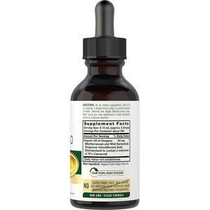 Gotas de Regaliz con Aceite de Orégano, Líquido Oral, Suplemento Dietético Herbal para la Salud, Inmunidad, Energía, Bienestar, Sueño y Nootrópicos - Product Image 5