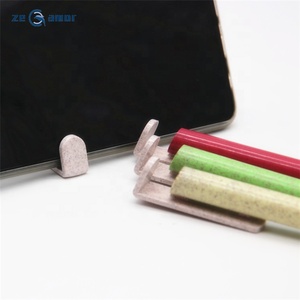 Zeamor 3 en 1 multifunción respetuoso con el medio ambiente Logo personalizado soporte <span class=keywords><strong>para</strong></span> teléfono bolígrafos <span class=keywords><strong>de</strong></span> paja <span class=keywords><strong>de</strong></span> trigo con teléfono celular Touch Stylus - Product Image 3