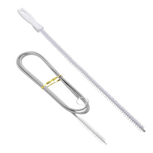 ESD Ensemble <span class=keywords><strong>de</strong></span> brosses flexibles à ressort en acier inoxydable pour le nettoyage des tuyaux d'évier <span class=keywords><strong>de</strong></span> cuisine et <span class=keywords><strong>de</strong></span> salle <span class=keywords><strong>de</strong></span> bain - Product Image 1