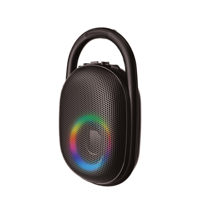 OEM Custom Logo Portable Wireless Party Speaker Mini Clip 4 Wireless BT Speaker Ip67 Dustproof and Waterproof Stereo Subwoofer