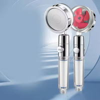 Pommeau de Douche Économiseur d'Eau Haute Pression à Rotation 360 Degrés en ABS, Type Ventilateur, pour Salle de Bain - Fabricant