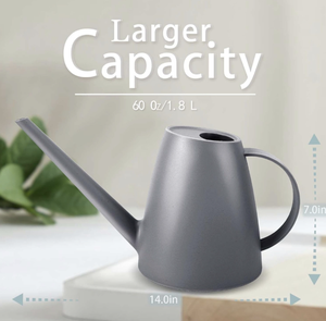 आधुनिक छोटे प्लास्टिक के रेसिन पानी हटाने योग्य नोजल लंबे स्पैट इनडोर/आउटडोर पौधों बोनसाई उद्यान फूल 1/2 गैलन 1.8l - Product Image 4