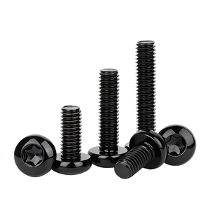 Viti a <span class=keywords><strong>testa</strong></span> cilindrica Torx ossidate nere all'ingrosso per fabbriche, viti a <span class=keywords><strong>testa</strong></span> bombata in acciaio inossidabile 304/316, bulloni con sistema metrico - Product Image 5