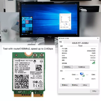 EDUP-tarjeta Wifi Wi-Fi6E AX211 M.2 Key E, tarjeta inalámbrica de doble banda de 5374Mbps, BT 5,2, 2,4G/5G/6G, 802.11ac/ax