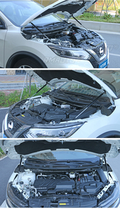 Supports de levage de capot avant pour <span class=keywords><strong>Nissan</strong></span> <span class=keywords><strong>QASHQAI</strong></span> <span class=keywords><strong>J11</strong></span> X-TRAIL T32 2014-2018 <span class=keywords><strong>Accessoires</strong></span> de voiture - Product Image 6