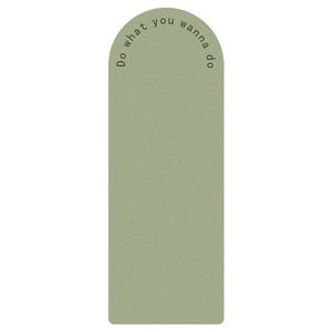Tapis de yoga semi-circulaire en caoutchouc givré 5 mm, antidérapant, absorbant la transpiration, en PU mat, épaissi, résistant à l'usure, facile à transporter - Product Image 1