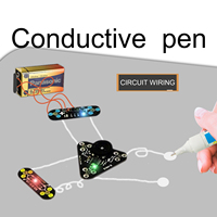 Stylo conducteur en argent, stylo micro-pointe, peinture électrique conductrice