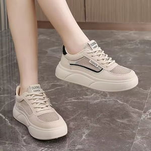 Zapatos Blancos Transpirables para Mujer, Modelo 2026, Novedad de Invierno, Otoño y Primavera, Mocasines con Plataforma, Zapatillas Casuales para Caminar - Product Image 4