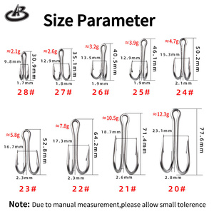 Amo Doppio da Pesca in Mare #28-#20 in Acciaio Inox Rinforzato per Artificiali, Traina, Tonno, Squalo e Pesca dalla Barca - Product Image 2