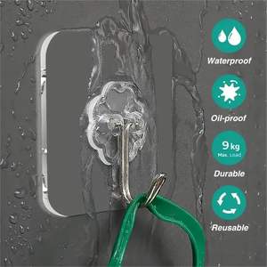 50 crochets muraux ménagers ultra-résistants à forte adhérence, sans trace, haute capacité de charge - Product Image 5