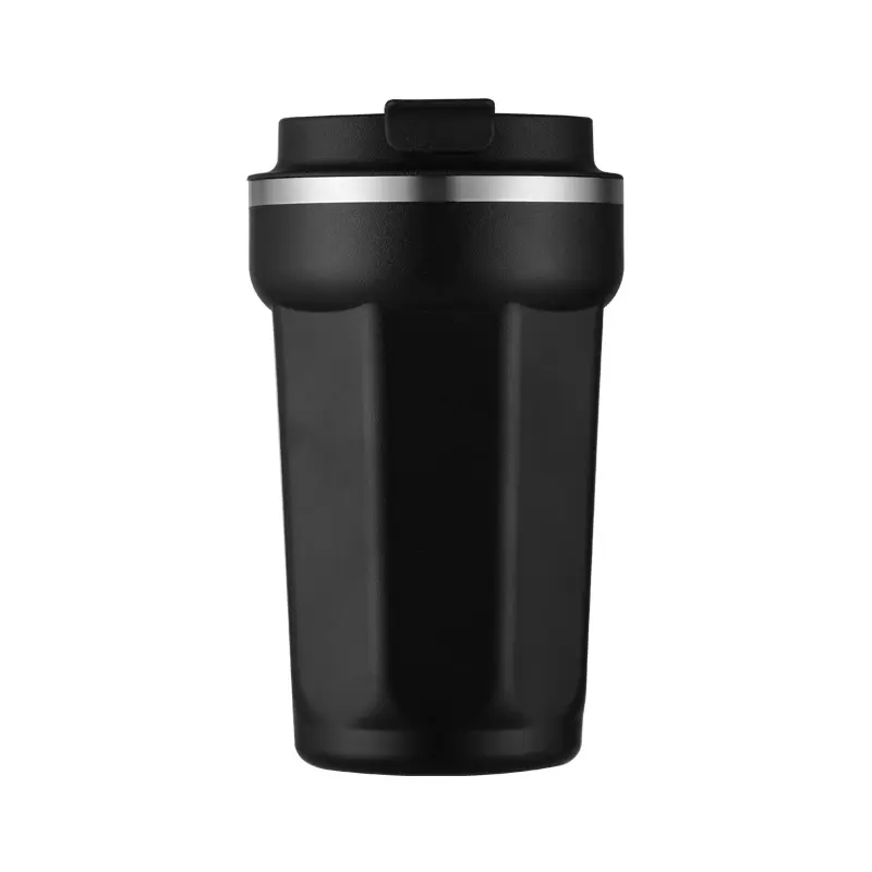 Frosted Matte Soft Black Army Green Pink 380ml 510ml Durable Reusable Stainless Steel Metal Coffee Mug Travel Camping Water Cups