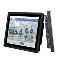 Monitor de Pantalla Táctil Industrial Capacitivo Integrado de Marco Abierto IP65 de 7, 10 y 15 Pulgadas de Alto Brillo