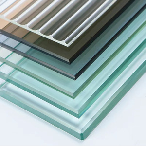 Dalle de verre trempé transparente personnalisable à épaisseurs multiples pour porte de villa, fenêtre, décoration industrielle avec design moderne - Product Image 2